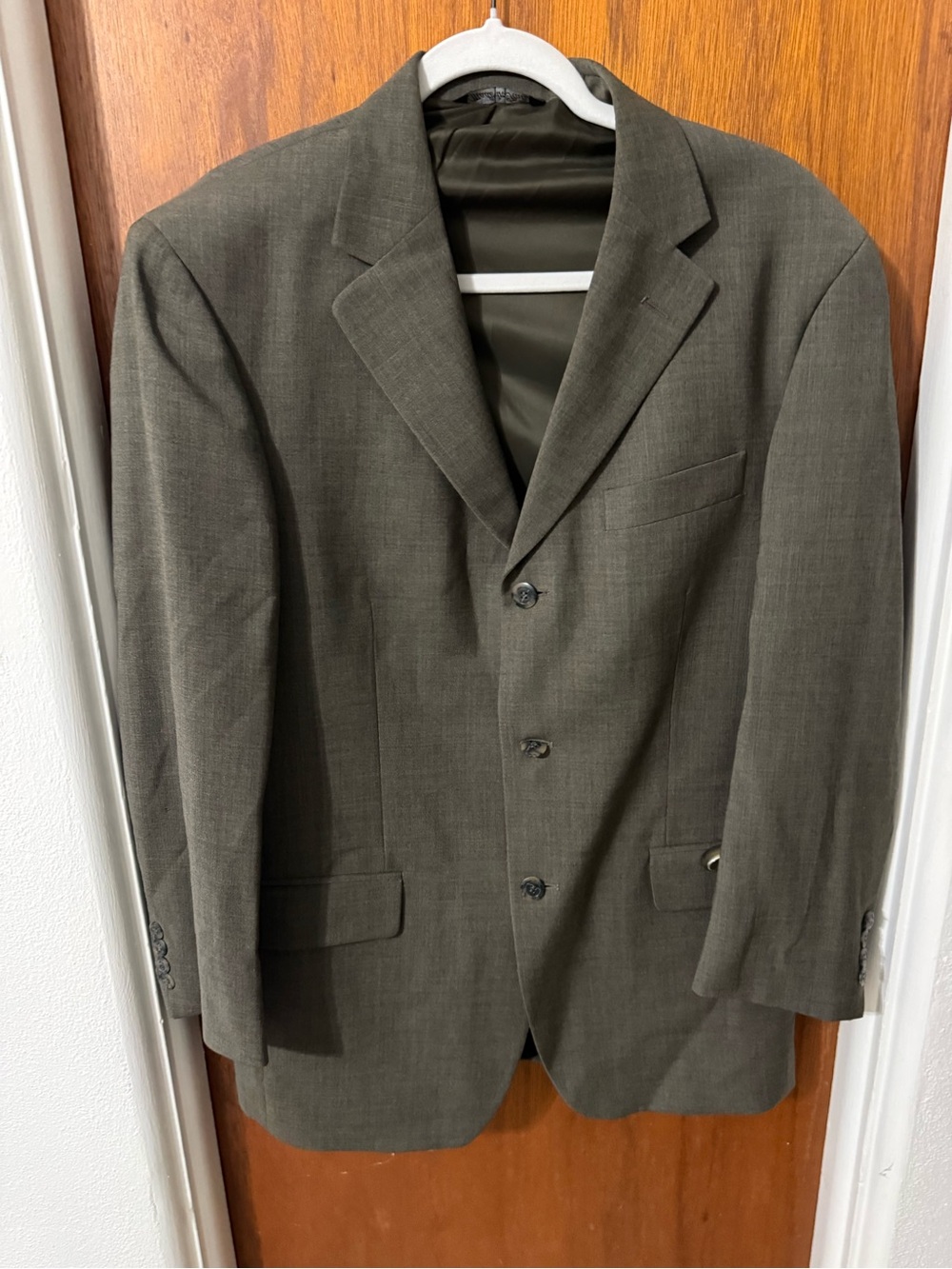 Fumagalli's Italian Wool 3-Button Blazer - Size 38R